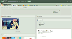 Desktop Screenshot of natsu-x-gray.deviantart.com