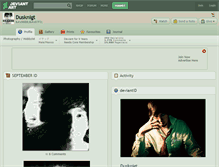Tablet Screenshot of dusknigt.deviantart.com