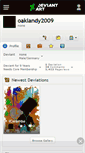 Mobile Screenshot of oaklandy2009.deviantart.com
