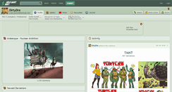 Desktop Screenshot of dirtydre.deviantart.com