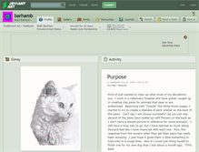 Tablet Screenshot of barhamb.deviantart.com