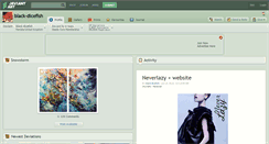 Desktop Screenshot of black-dicefish.deviantart.com