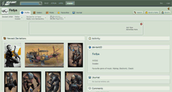 Desktop Screenshot of fedya.deviantart.com