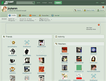 Tablet Screenshot of joykaren.deviantart.com