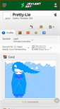 Mobile Screenshot of pretty-lie.deviantart.com