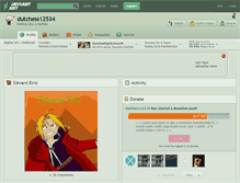 Tablet Screenshot of dutchess12534.deviantart.com