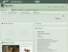 Tablet Screenshot of maus-chan.deviantart.com