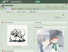 Tablet Screenshot of amari-chan.deviantart.com