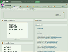 Tablet Screenshot of furryroo.deviantart.com