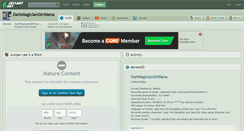 Desktop Screenshot of darkmagiciangirlmana.deviantart.com