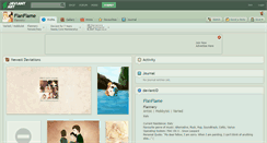 Desktop Screenshot of flanflame.deviantart.com