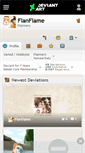 Mobile Screenshot of flanflame.deviantart.com