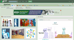Desktop Screenshot of nanacloud.deviantart.com