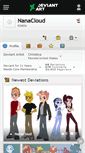 Mobile Screenshot of nanacloud.deviantart.com
