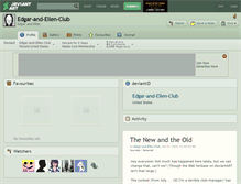 Tablet Screenshot of edgar-and-ellen-club.deviantart.com