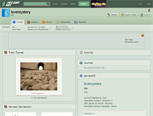 Tablet Screenshot of lovemystery.deviantart.com