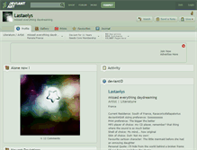 Tablet Screenshot of lastaelys.deviantart.com