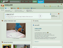 Tablet Screenshot of andoryu300.deviantart.com