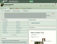 Tablet Screenshot of makacreeperplz.deviantart.com