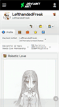 Mobile Screenshot of lefthandedfreak.deviantart.com