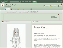 Tablet Screenshot of lefthandedfreak.deviantart.com