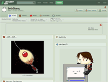 Tablet Screenshot of bethstump.deviantart.com