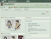 Tablet Screenshot of aoshi-x-misao-4ever.deviantart.com