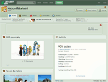 Tablet Screenshot of natsumitakahashi.deviantart.com