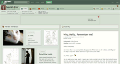 Desktop Screenshot of hayner-l0ver.deviantart.com