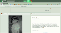 Desktop Screenshot of alana1991.deviantart.com