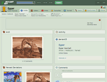 Tablet Screenshot of epper.deviantart.com