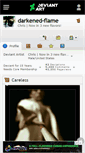 Mobile Screenshot of darkened-flame.deviantart.com