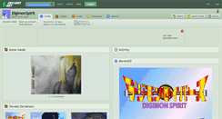 Desktop Screenshot of digimonspirit.deviantart.com