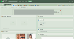 Desktop Screenshot of masterporno.deviantart.com