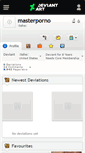 Mobile Screenshot of masterporno.deviantart.com