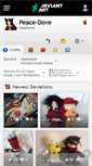 Mobile Screenshot of peace-dove.deviantart.com