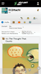 Mobile Screenshot of kcditachi.deviantart.com