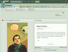 Tablet Screenshot of kcditachi.deviantart.com