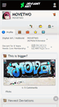 Mobile Screenshot of movetwo.deviantart.com
