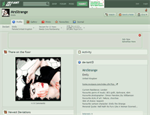 Tablet Screenshot of mrsstrange.deviantart.com