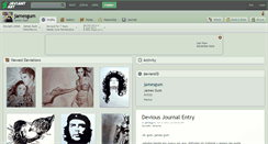 Desktop Screenshot of jamesgum.deviantart.com