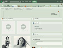 Tablet Screenshot of cri-cro.deviantart.com