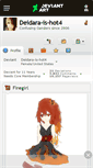 Mobile Screenshot of deidara-is-hot4.deviantart.com