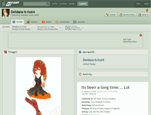 Tablet Screenshot of deidara-is-hot4.deviantart.com