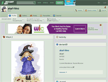 Tablet Screenshot of akari-hino.deviantart.com