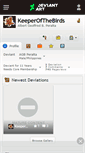 Mobile Screenshot of keeperofthebirds.deviantart.com