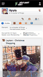 Mobile Screenshot of hyura.deviantart.com