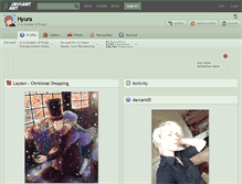Tablet Screenshot of hyura.deviantart.com