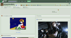 Desktop Screenshot of michaelaliensbiehn.deviantart.com
