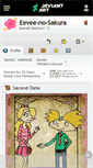 Mobile Screenshot of eevee-no-sakura.deviantart.com